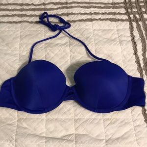 Royal blue bandeau Victoria’s Secret swim top